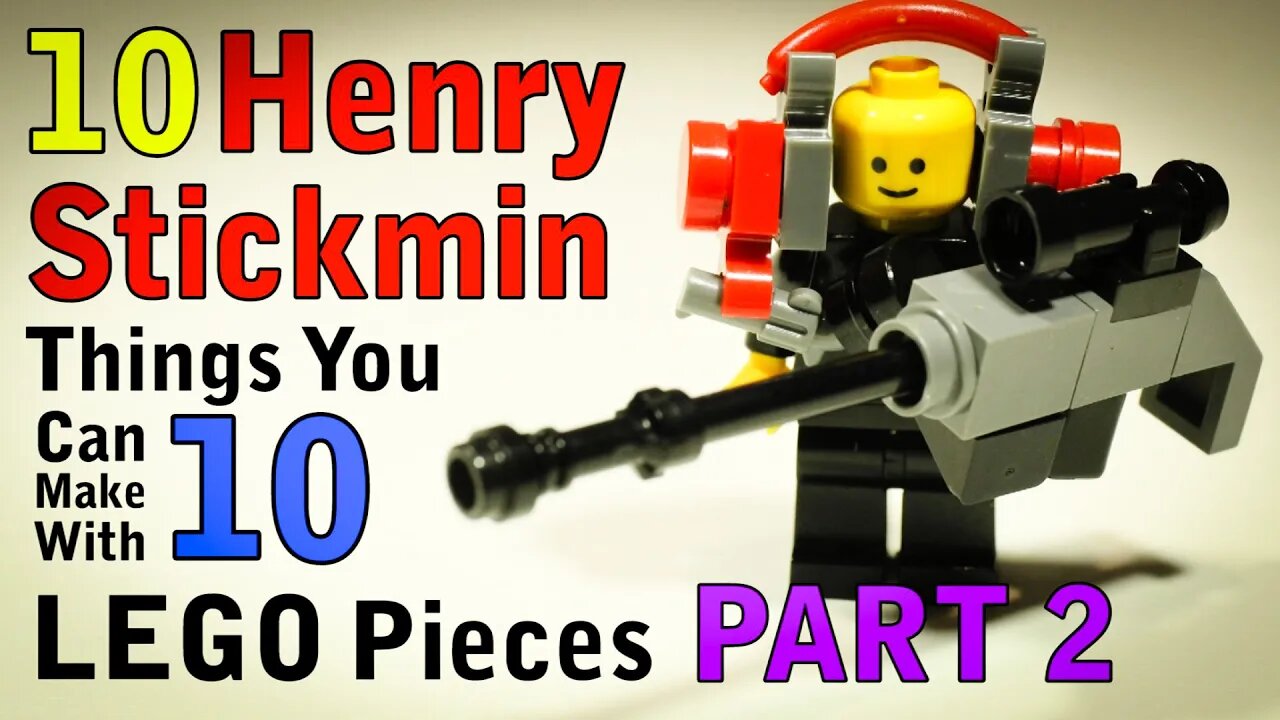 10 Henry Stickmin Things You Can Make With 10 Lego Pieces Part 2