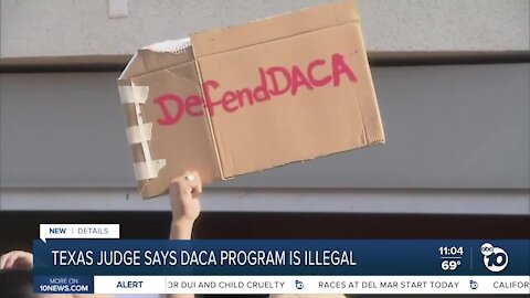 Texas judge rules DACA program is illegal