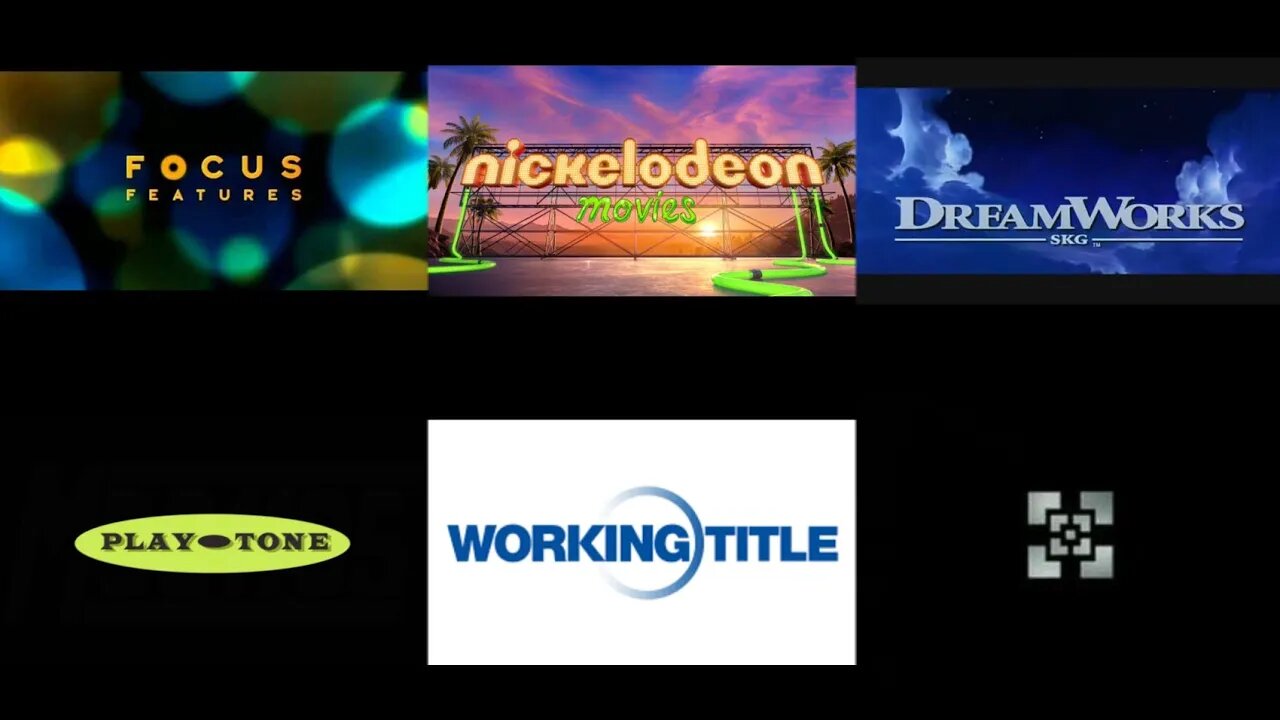 Focus Features/Nickelodeon/Dreamworks/Playtone/Working Title/Silver Pictures | Movie Logo Mashup