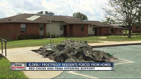 Frostproof apartment residents forced out by leaky roofs after Irma