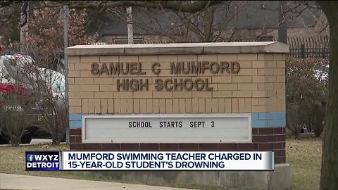 Mumford swimming teacher charged in 15-year-old student's drowning