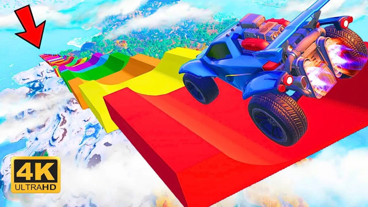 FORTNITE BIG RAINBOW🌈 RAMP