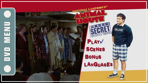 National Lampoon's Animal House - DVD Menu