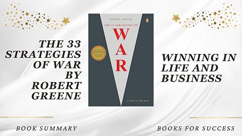 The 33 Strategies of War by Robert Greene. Book Summary. Audiobook