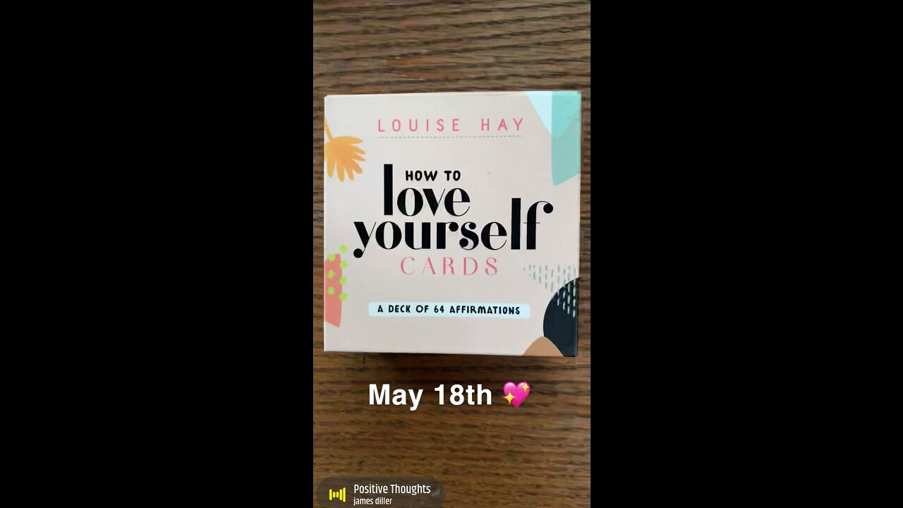 May 18th oracle card: positive mindset