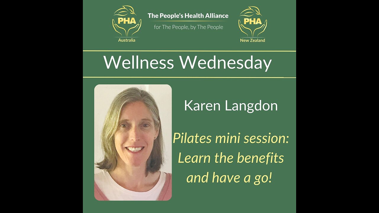 Wellness Wednesday with Karen Langdon Pilates mini session