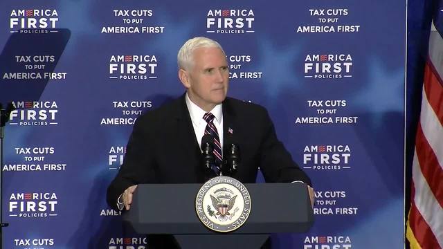 Vice President Pence talks more about tax cuts