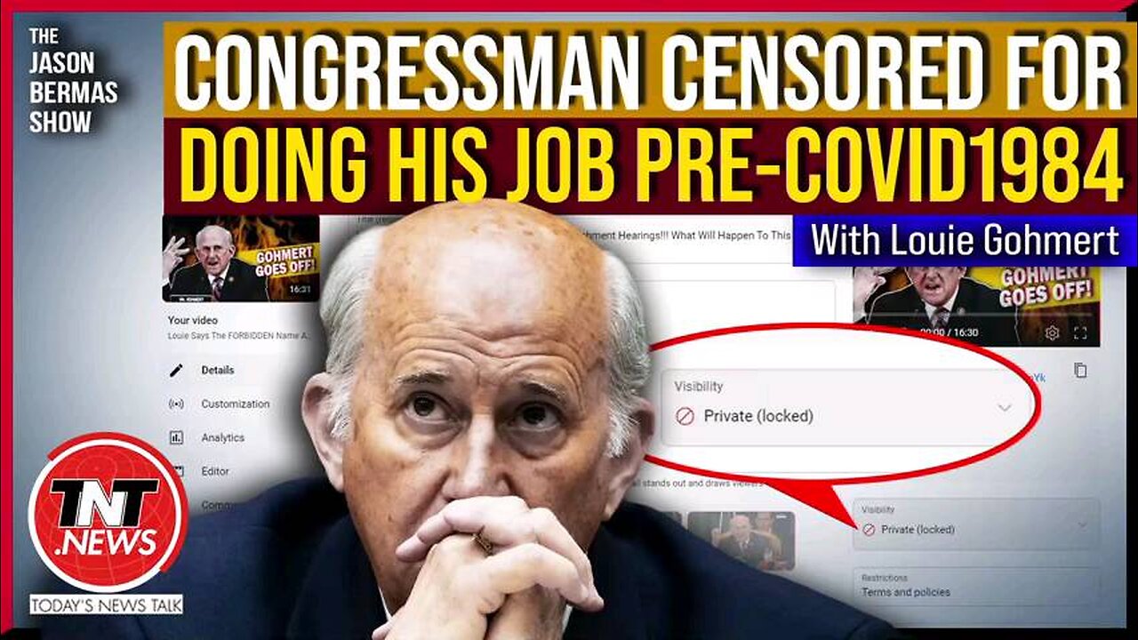 Louie Gohmert On Censorship Thought Crimes Torture And The Trump Assassination Investigation!!!