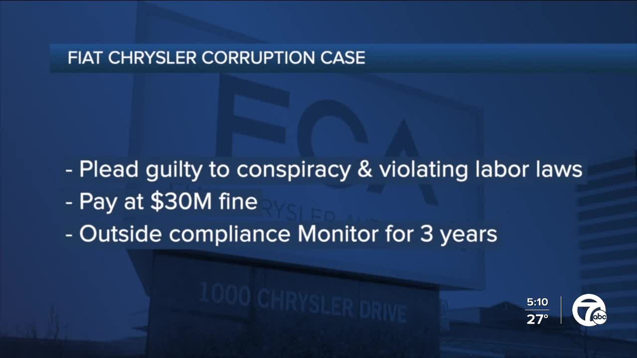 Fiat Chrysler charged with making criminal payoffs to UAW, takes plea deal with $30m fine and oversight