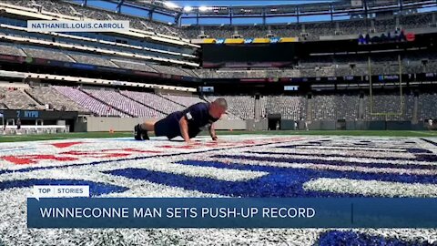 Winneconne man sets new push-up world record