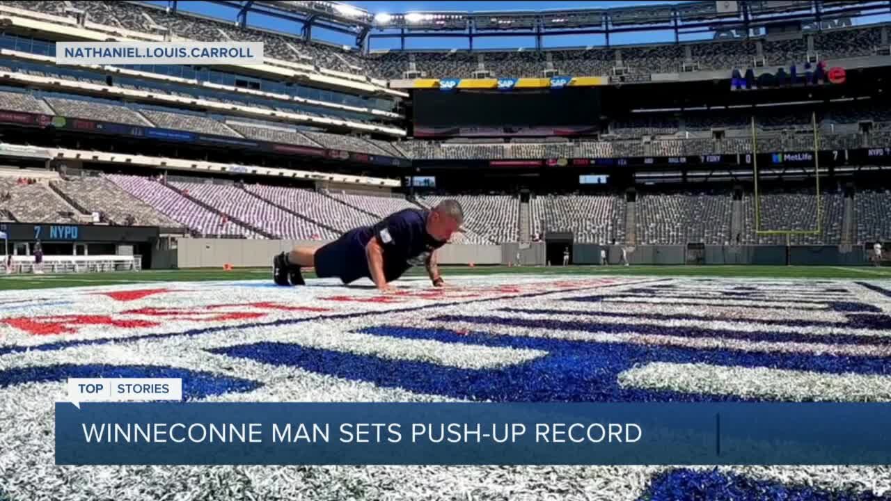 Winneconne man sets new push-up world record