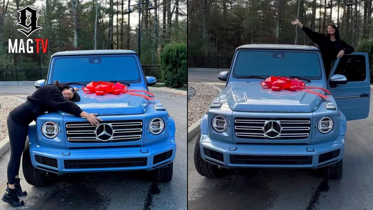 NFL Lineman Davon Godchaux Surprises Fiancee Chanel Iman Wit A G-Wagon For Her 33rd B-Day! 🚙