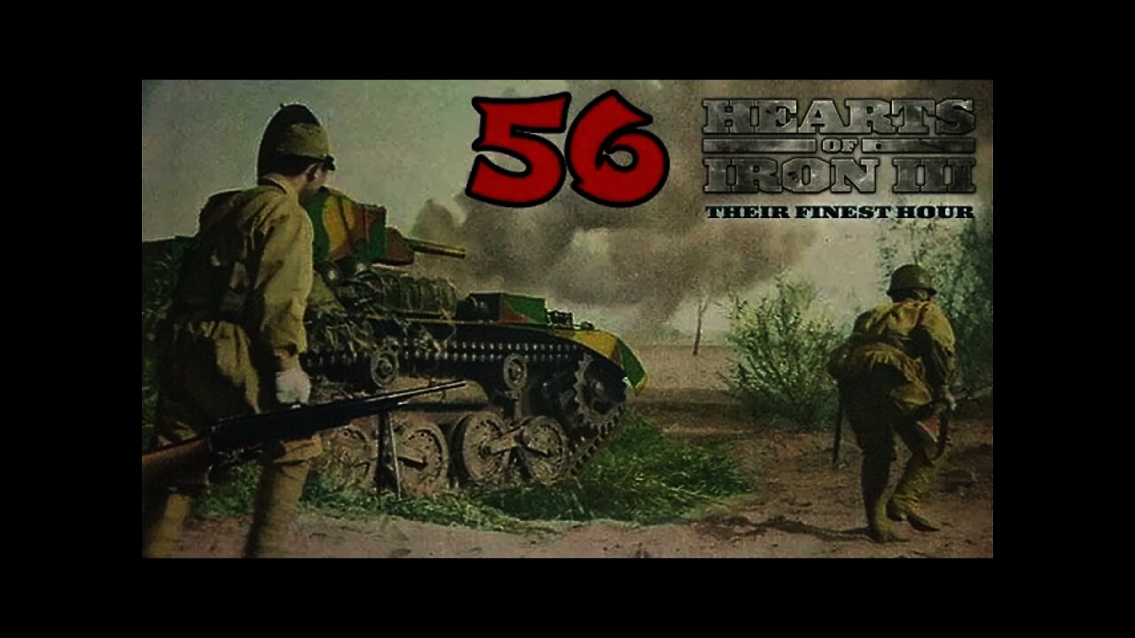 Hearts of Iron 3: Black ICE 9.1 - 56 (Japan) Battles Continue & We Crash!