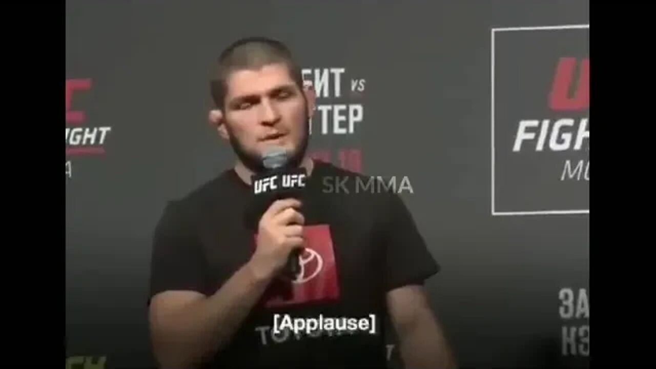 Khabib Nurmagomedov Legendary Response To Why He Doesn't Wear The Russian Flag #khabib #ufc