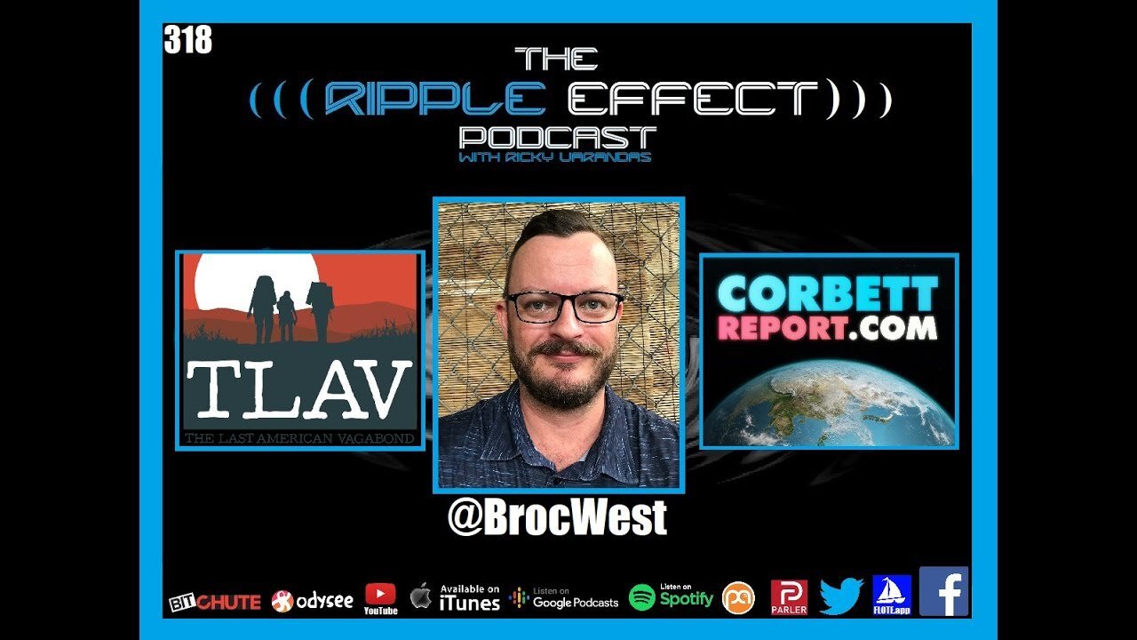 The Ripple Effect Podcast #318 (Broc West | Corbett Report, & Last American Vagabond, Video Editor)