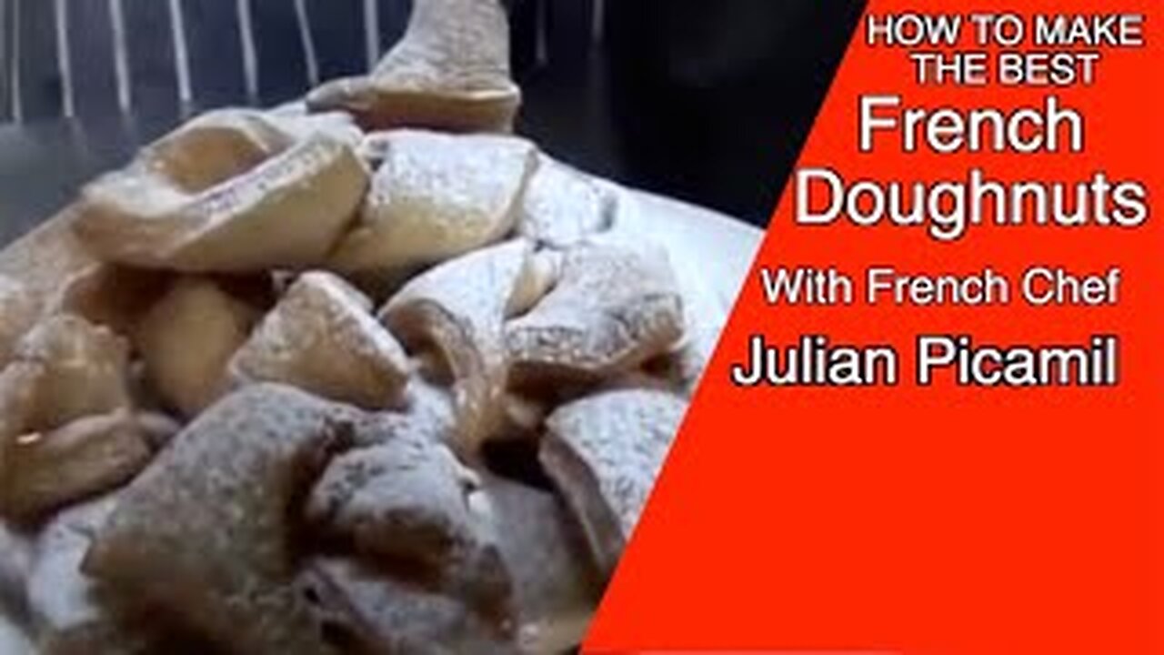 How to make "French Doughnuts" Bugnes / Angel Wings, with French Chef Julian Picamil.