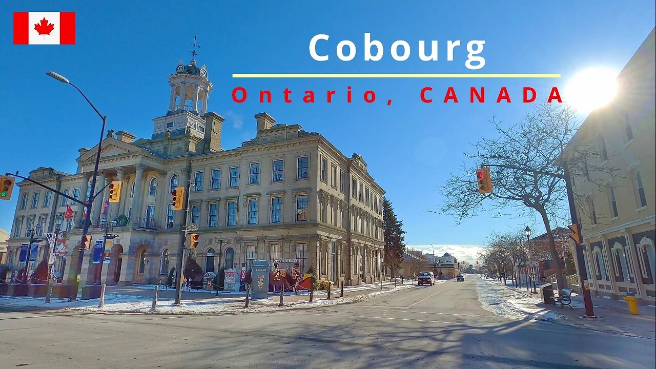 Cobourg Ontario Canada Walking Tour - CANADA 🇨🇦 4K walk