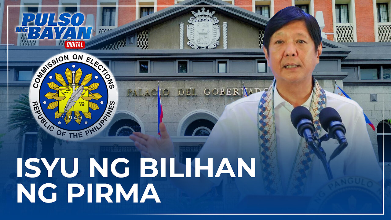 PBBM, hahayaan muna ang ComElec na suriin ang mga lagda sa People’s Initiative