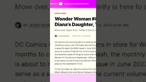 Wonder Woman is a MOM! #dccomics