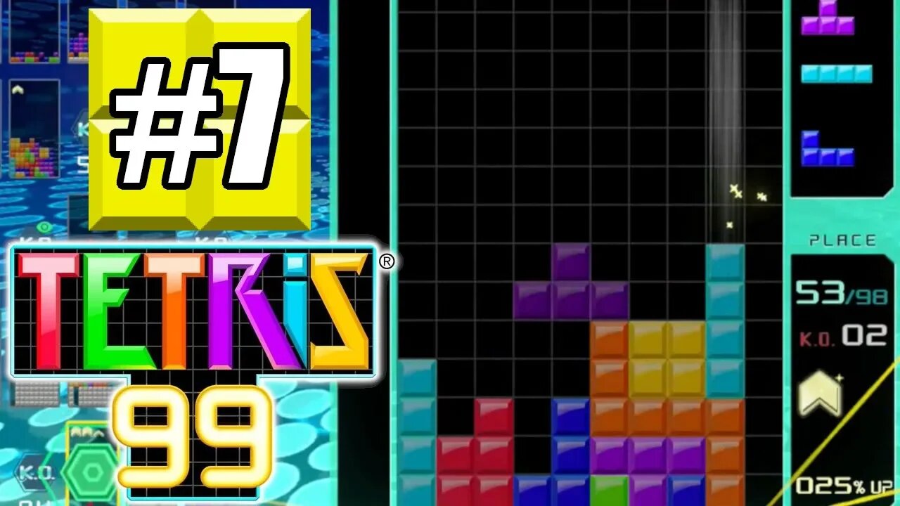 Tetris 99 Blind Walkthrough Part 7: Stop and Drop