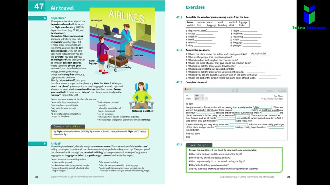 046 - 051 - ENGLISH VOCABULARY IN USE - TOURISM - Pre-intermediate and Intermediate - Units 46 - 51