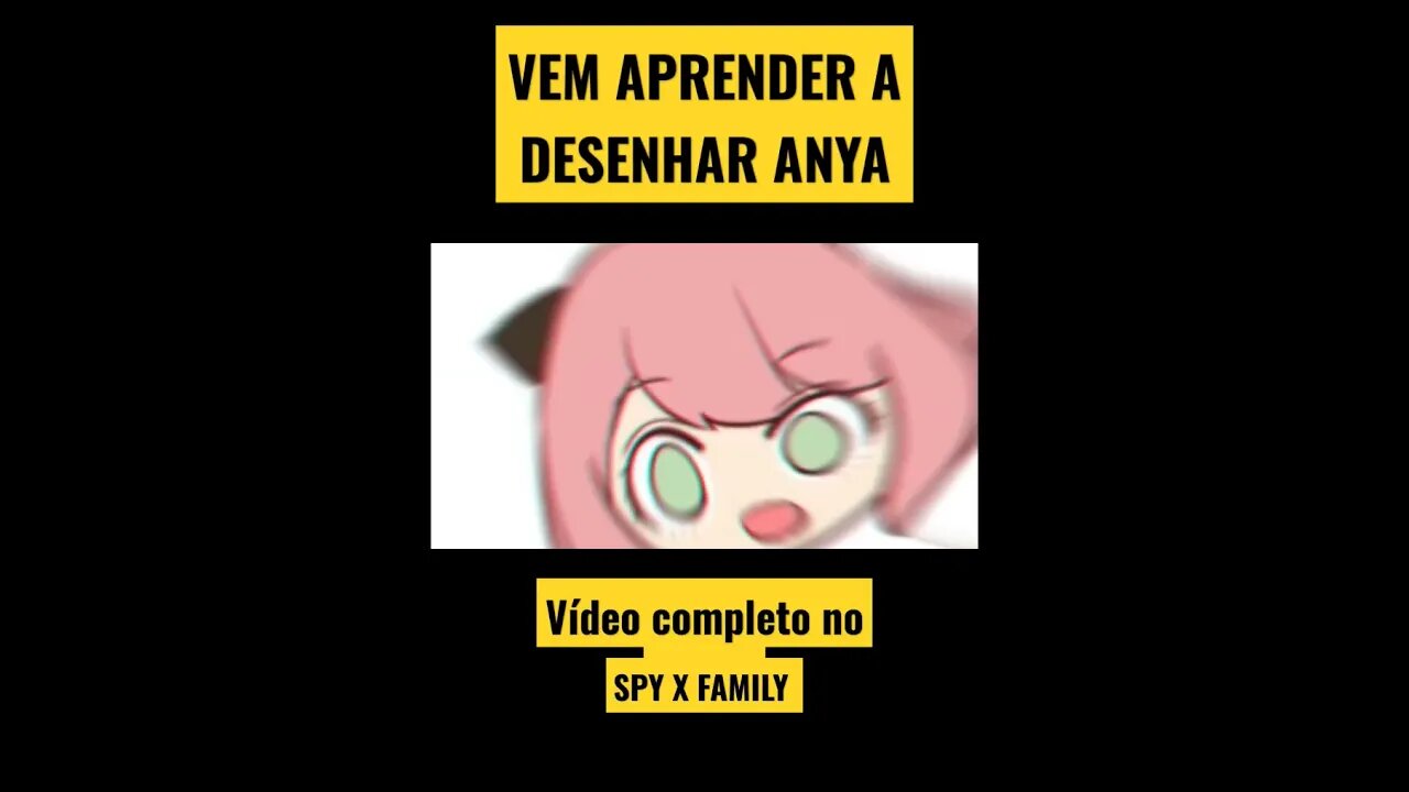 COMO DESENHAR ANIME ANYA - SPY X FAMILY #desenho #desenhofofo #desenhofacil #desenholivre #shorts