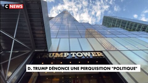 ▶ EXTRAIT-RQ + LIENS parus (14 août 22) : RAID - Trump dénonce une manipulation politique