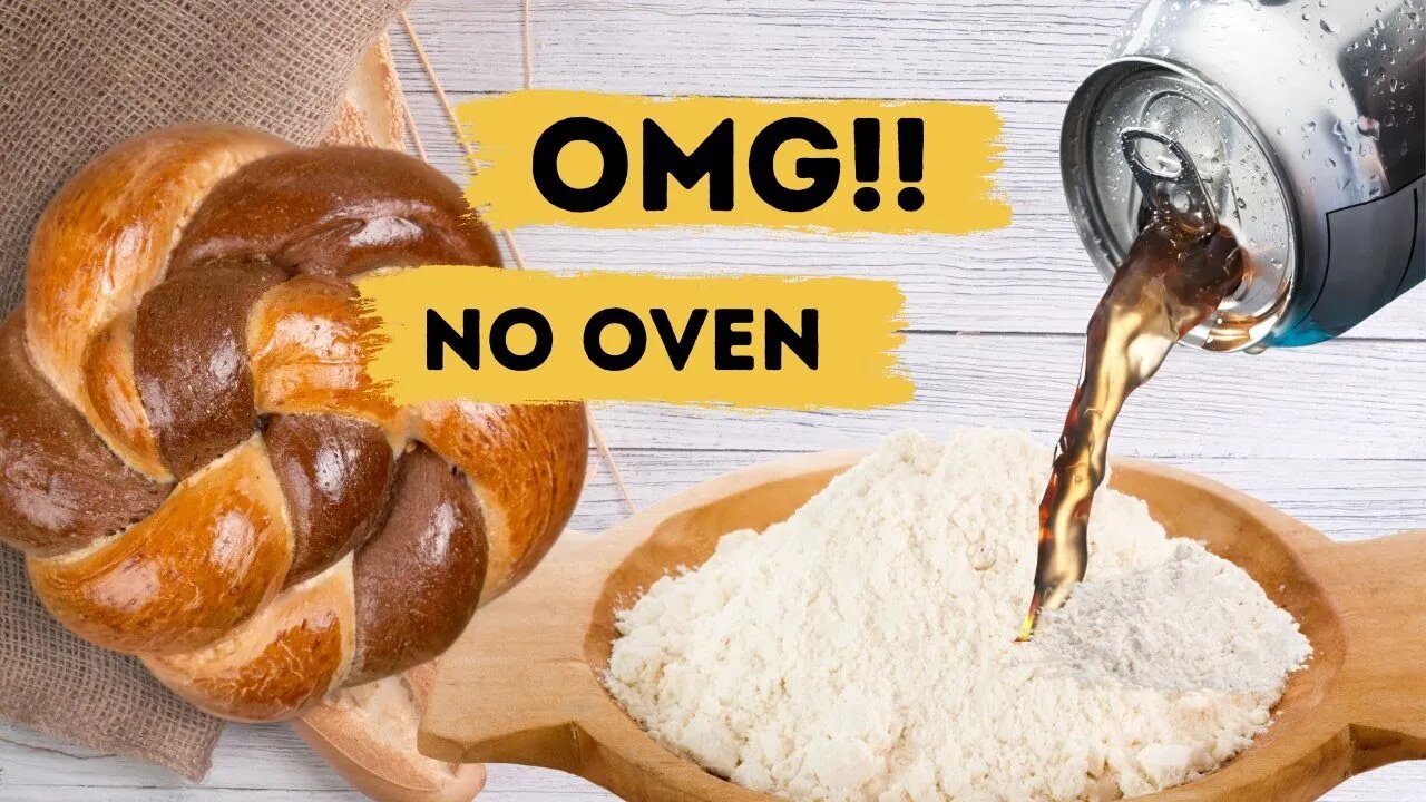 Just Add Coke to Flour for an Amazing Bread with no Oven!