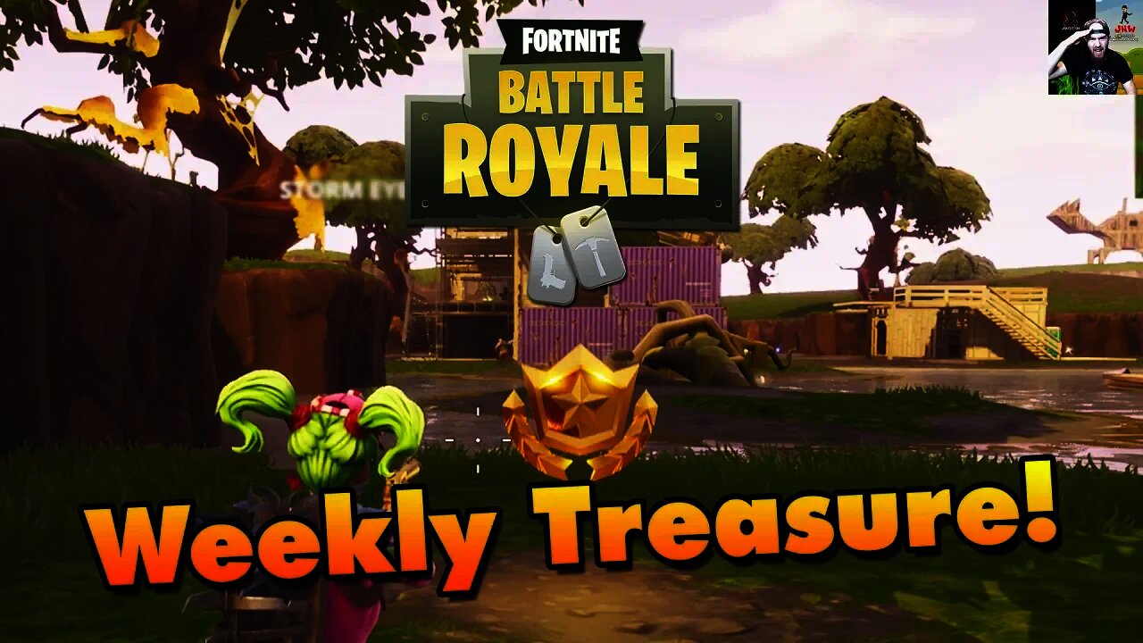 Fortnite Battle Royale - Search Between A Bench, Ice Cream Truck, & Helicopter