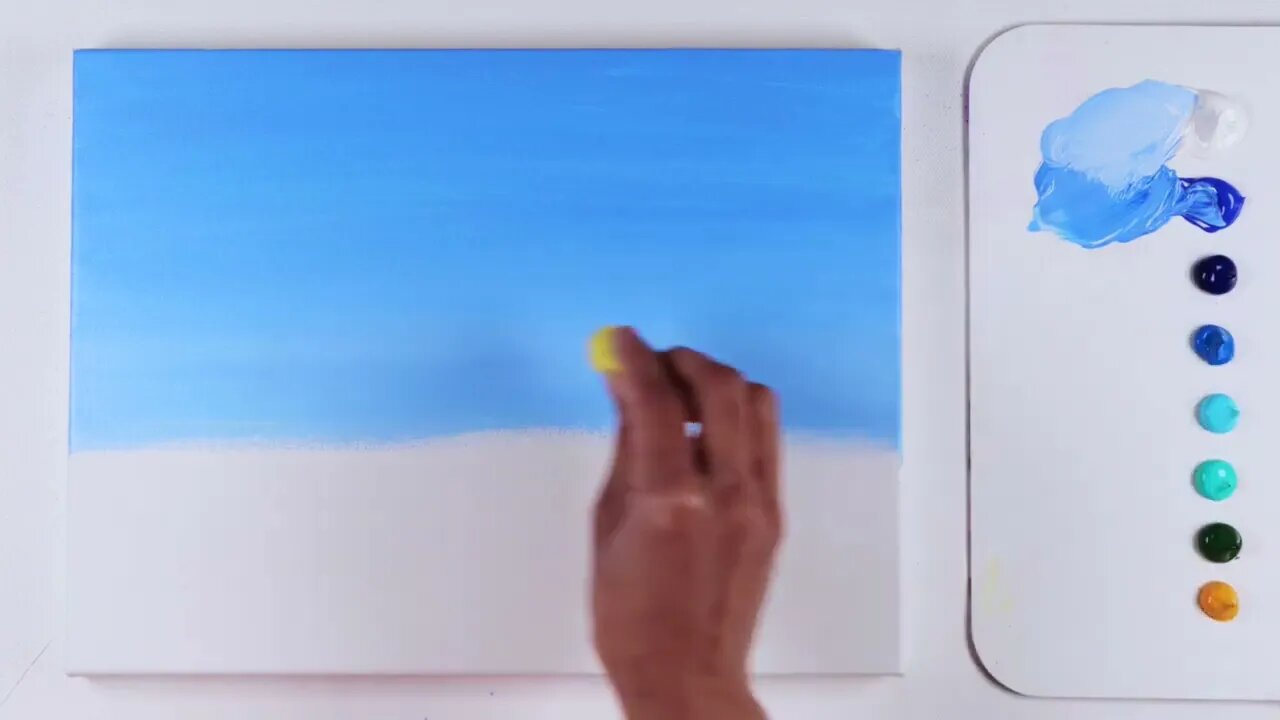Seascape Painting | Sea Painting | Step by Step Painting | Acrylic Painting