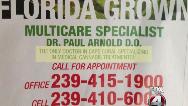 Doctor "the only one" to offer medicinal marijuana in Cape Coral