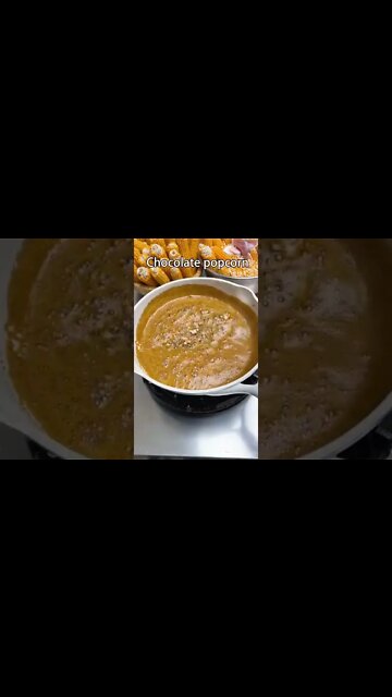 Chocolate Popcorn 🍿#ytshorts #shorts #Food #Streetfood #UpFoodReview