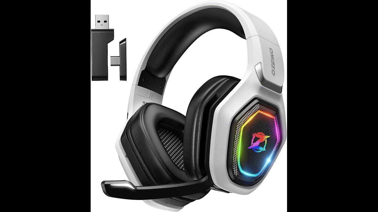 affordable gaming headphone 2.4GHz Wireless Gaming Headset for PC, PS5, PS4