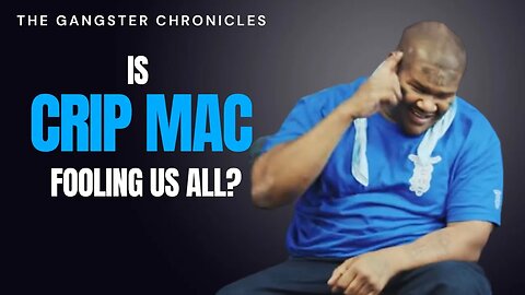 Is Crip Mac fooling us, OR does he act this way all the time?