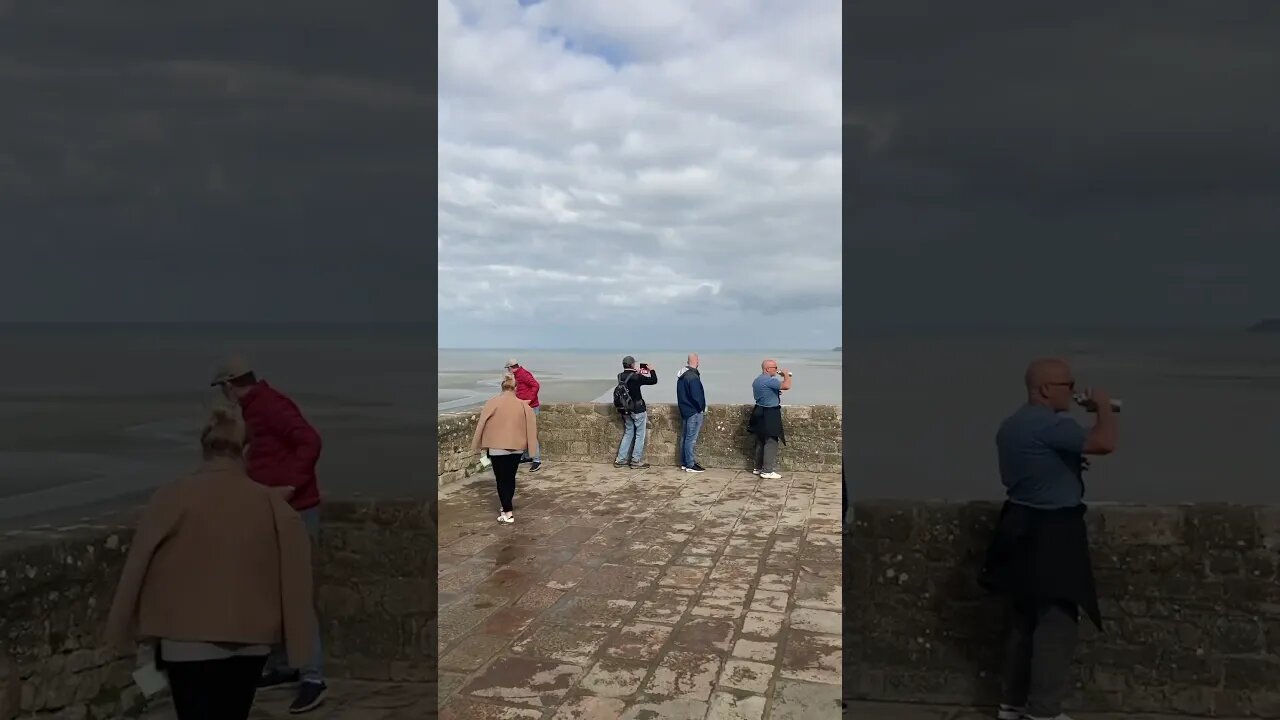 Mont Saint Michel, vue depuis la terrasse