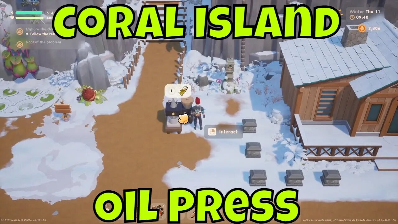 Coral Island Oil Press Guide!