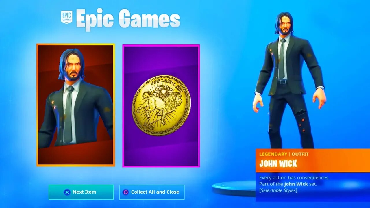 How To Unlock The "DAMAGED JOHN WICK" Skin In Fortnite!..