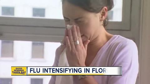 Flu cases increasing in most parts of Florida as season hits nation earlier than normal