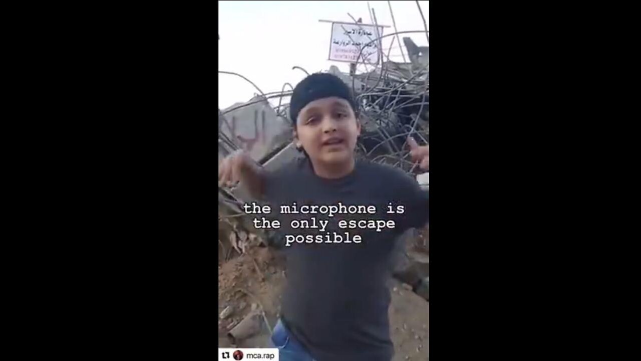 Palestinian Boy Rap Song on the Battlefield: 'I WANT FREEDOM FOR THE POPULATION"