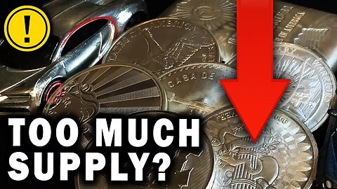 ALERT! Silver Falls Below $23 ! Is There TOO MUCH SIlver Supply?