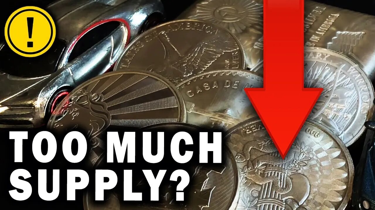 ALERT! Silver Falls Below $23 ! Is There TOO MUCH SIlver Supply?