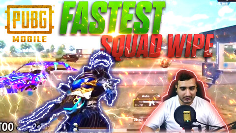 FASTEST SQUAD WIPE IN PUBG MOBILE | DEMON REACTS 😈 🔥🤯😯