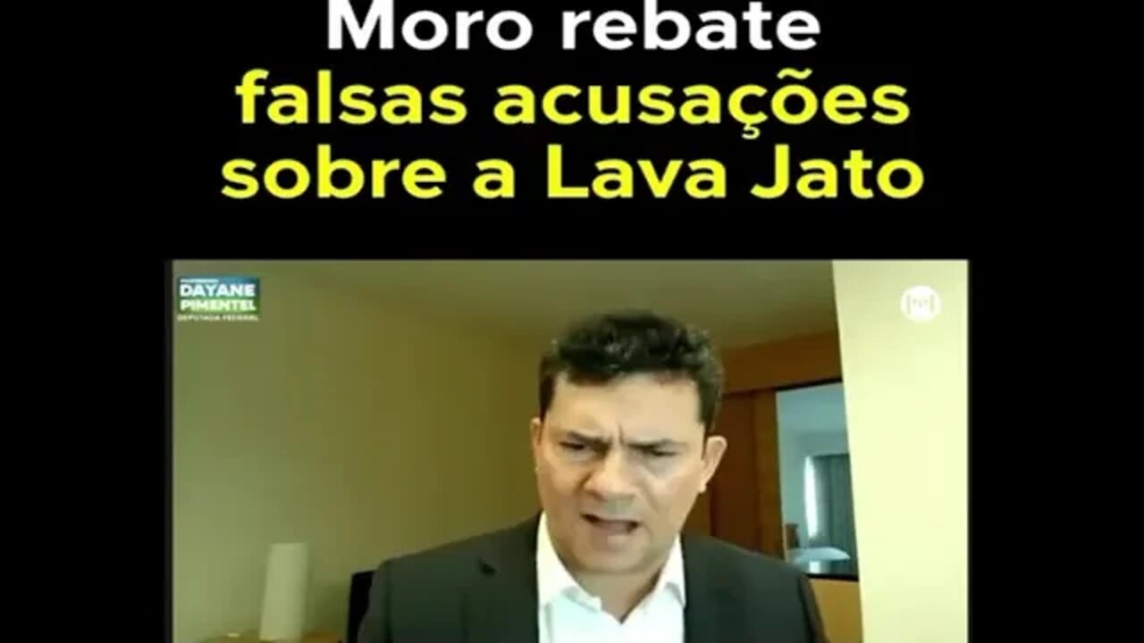 URGENTE SERGIO MORO REBATE FALSAS ACUSAÇÕES SOBRE A LAVA JATO, EM PRISÃO DO EX PRESIDE