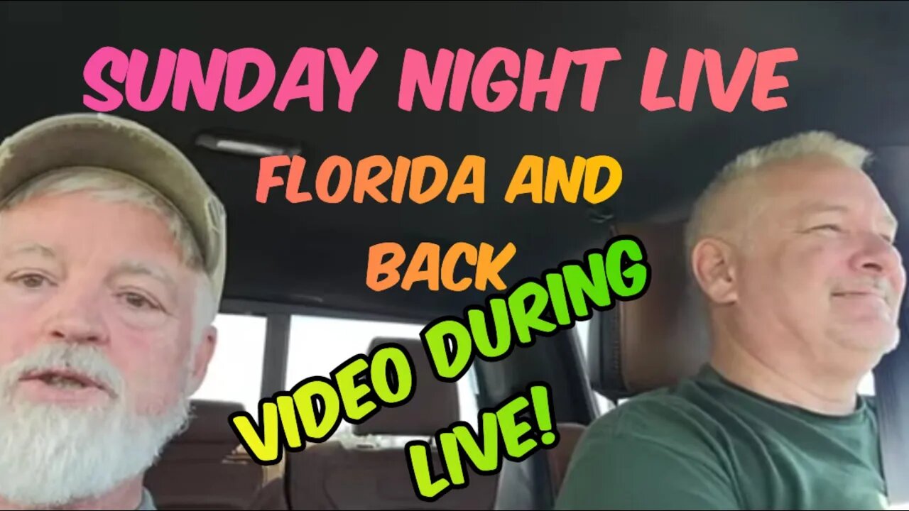 Sunday Night Live... To Florida & Back - Video During Event