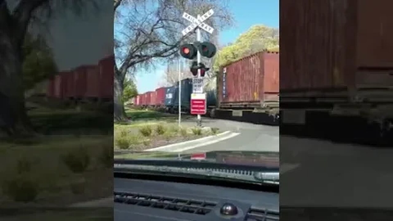 Train Passing. #trending #shorts #railway #train #locomotive #cargo #freighttrain #video #viral