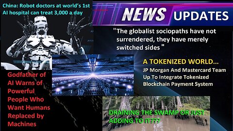 China: 1st Robot doctors AI Hospital, Tokenized World Acceleration & More
