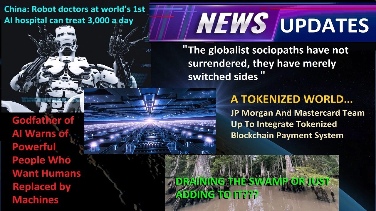 China: 1st Robot doctors AI Hospital, Tokenized World Acceleration & More