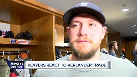 Tigers clubhouse reacts to Verlander being traded