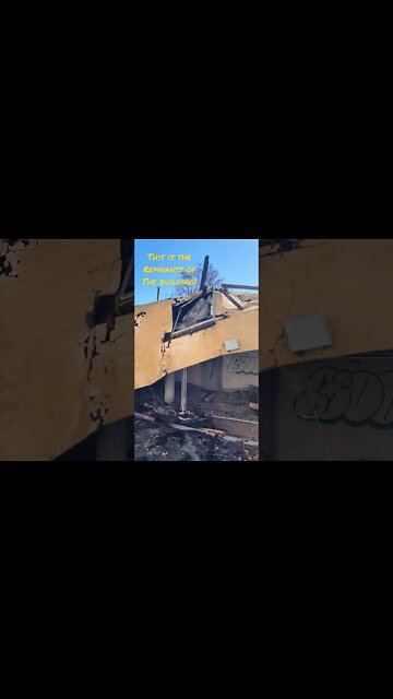 I don't normally post twice in one day, but wanted to show the aftermath of the fire 🔥 #shorts