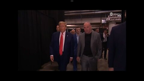 Trump flies in from a Georgia rally to attend UFC fight, crowd goes wild. GoTrump2024